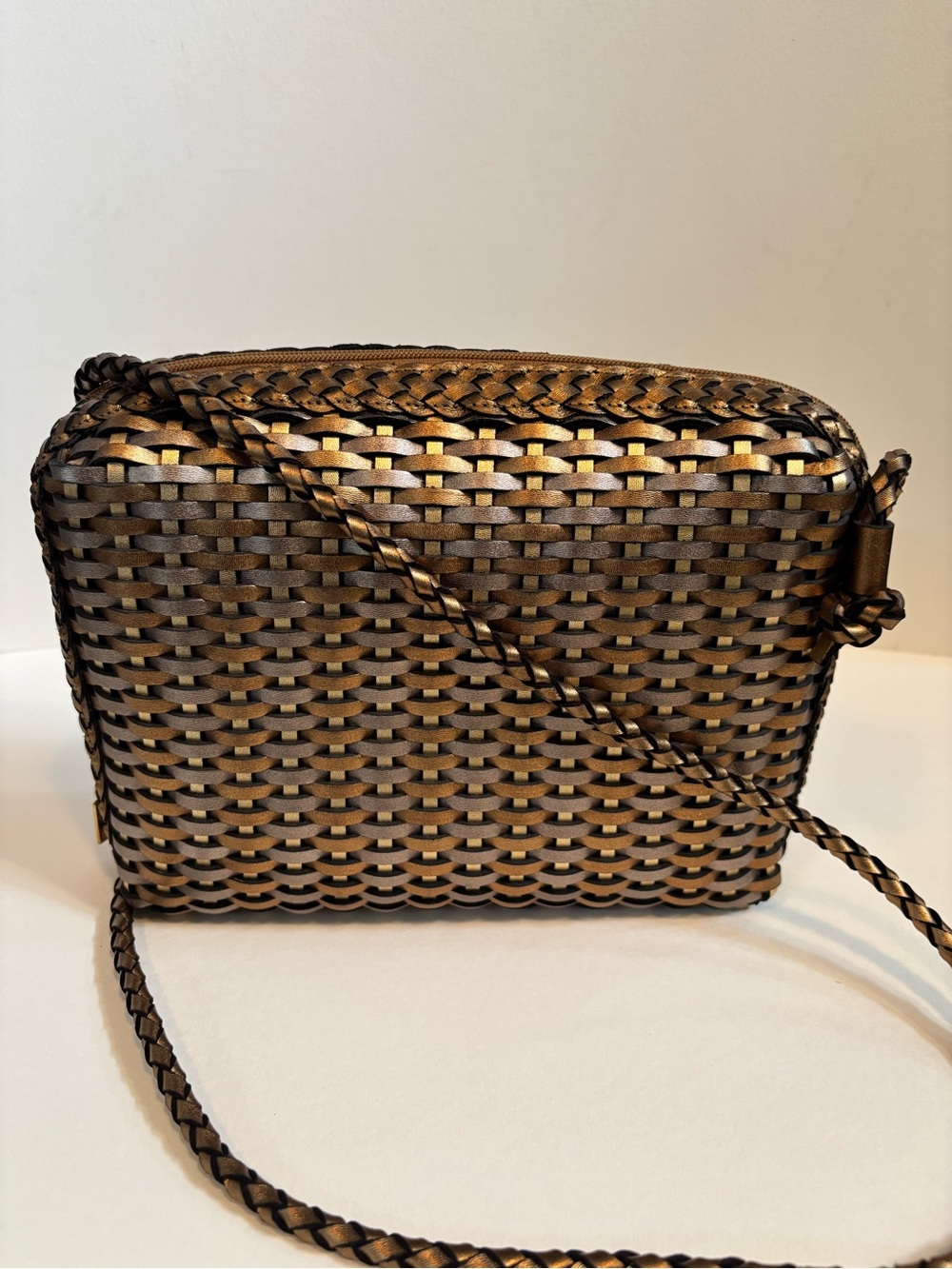 CEM vintage leather woven crossbody - Picture 4 of 9
